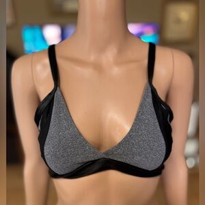 Canoan Bralette/Sports Bra - Black & Gray size M
